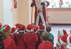 Przybycie Mikołaja.