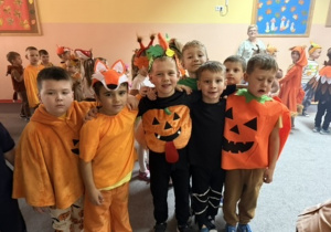 Wspólne zdjęcie chłopców.